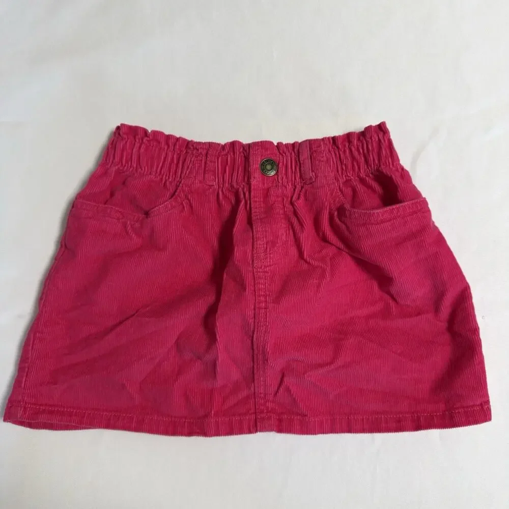 Carter’s Kid Corduroy Skirt Girl's 6/6X Fuchsia Pink